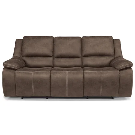 Casual Power Recling Sofa with Power Headrest