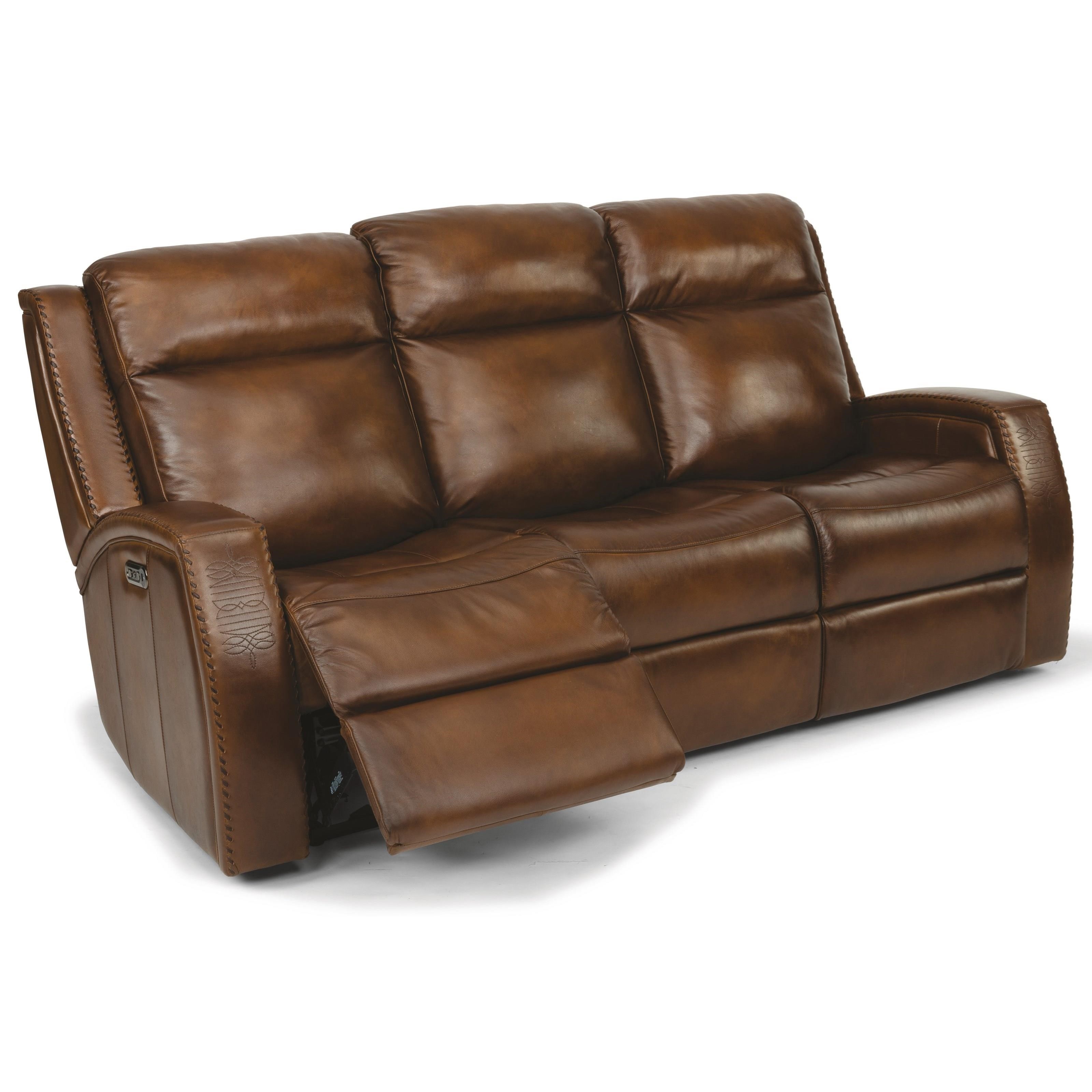 Power Reclining Sofa w/ Pwr Headrests