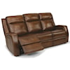 Flexsteel Latitudes - Mustang Power Reclining Sofa w/ Pwr Headrests