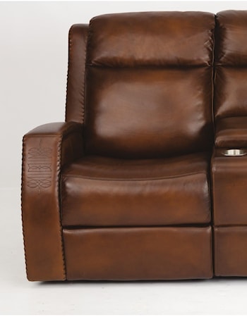 Power Reclining Console Loveseat & Pwr Head