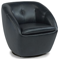 Contemporary Leather Swivel Chair