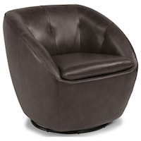 Contemporary Leather Swivel Chair