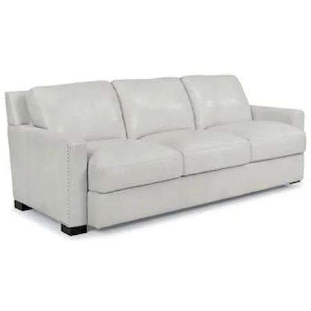 Contemporary Sofa with Nailhead Trim Detail