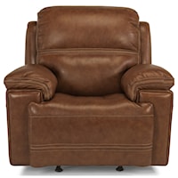  Power Leather Recliner with Power Tilt Headrest and USB Port