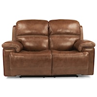 Power Reclining Loveseat with Power Tilt Headrest and USB Port