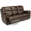 Flexsteel Latitudes-Fenwick  Power Rcl Leather Sofa w/ Pwr Headrest