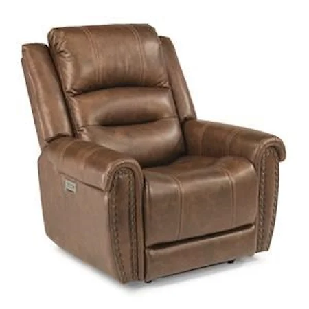 Power Recliner with Power Headrest & Lumbar Extending Footrest