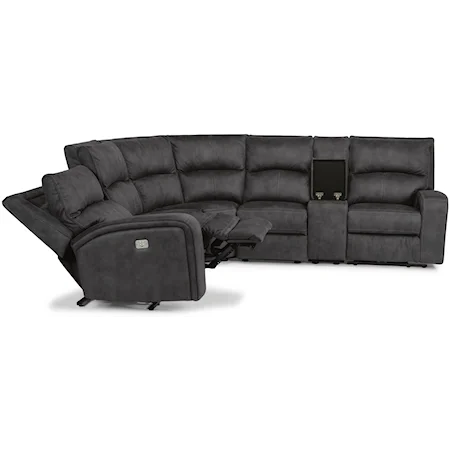 Power Reclining L-Shaped Sectional