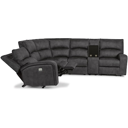 Power Headrest Reclining Sectional