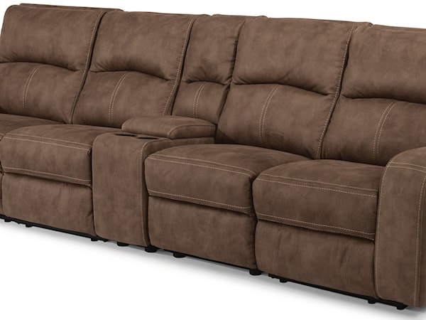 Power Reclining Long Sectional