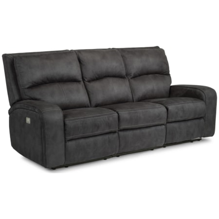 Power Reclining Sofa with Power Headrests