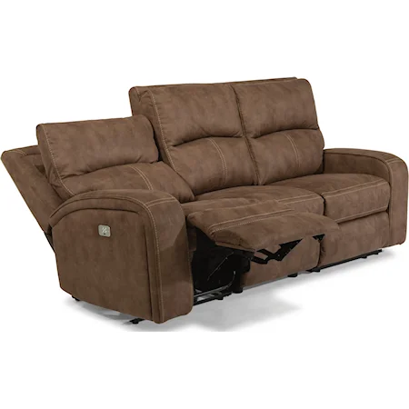 Power Reclining Sofa with Power Headrests