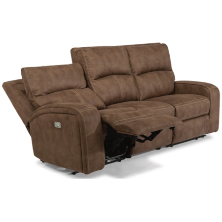 Power Reclining Sofa with Power Headrests