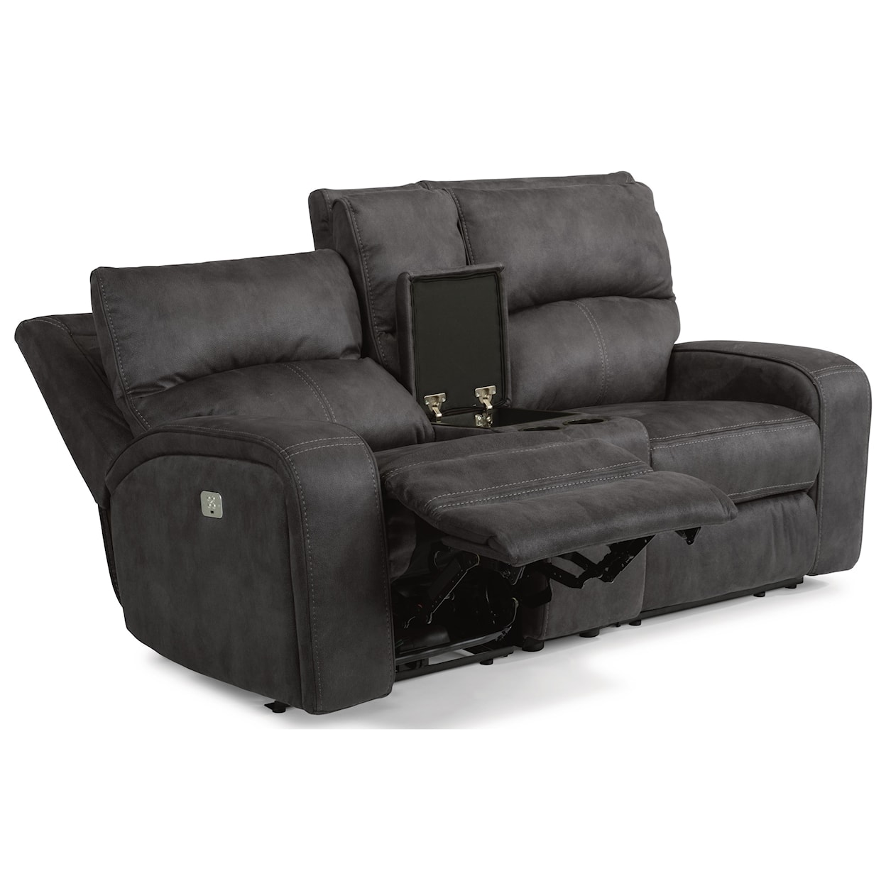 Flexsteel Latitudes - Nirvana Power Reclining Loveseat w/ Power Headrests