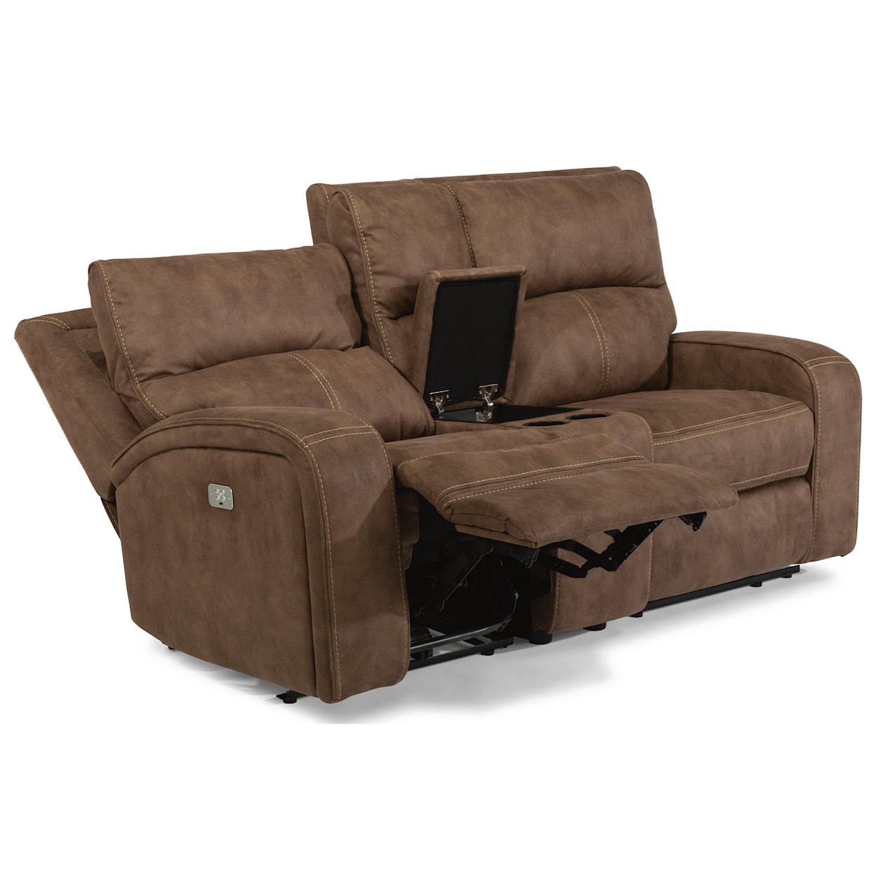 Flexsteel Latitudes - Nirvana Power Reclining Loveseat w/ Power Headrests