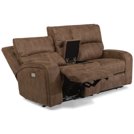 Power Reclining Loveseat w/ Power Headrests
