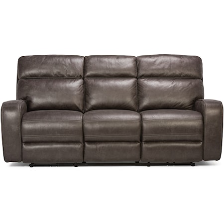 Power Reclining Sofa with USB Port and Power Adjustable Headrest