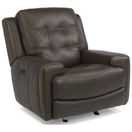Power Gliding Recliner with Power Headrest