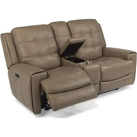 Power Reclining Loveseat with Power Headrest