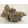 Flexsteel Latitudes-Wicklow Power Reclining Loveseat with Power Headrest