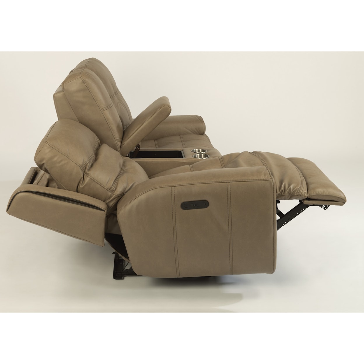 Flexsteel Latitudes-Wicklow Power Reclining Loveseat with Power Headrest