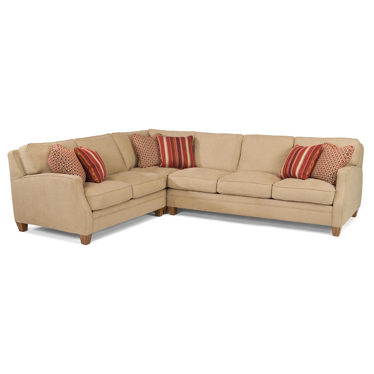 Flexsteel Lennox 3 Pc Sectional Sofa