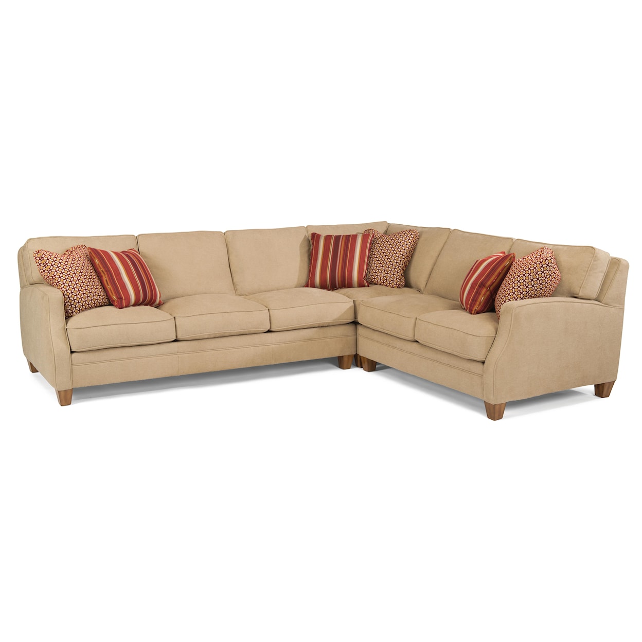 Flexsteel Lennox 3 Pc Sectional Sofa