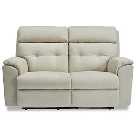 Reclining Loveseat with Tufted Back