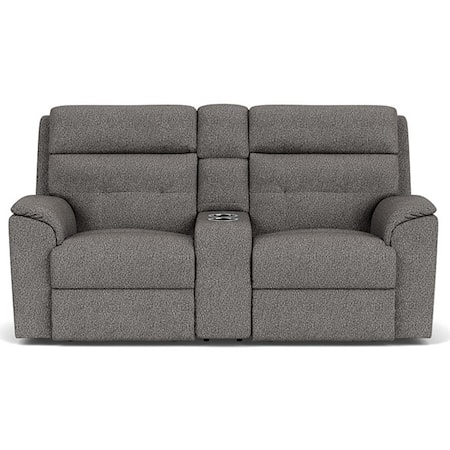 Recl. Loveseat with Console