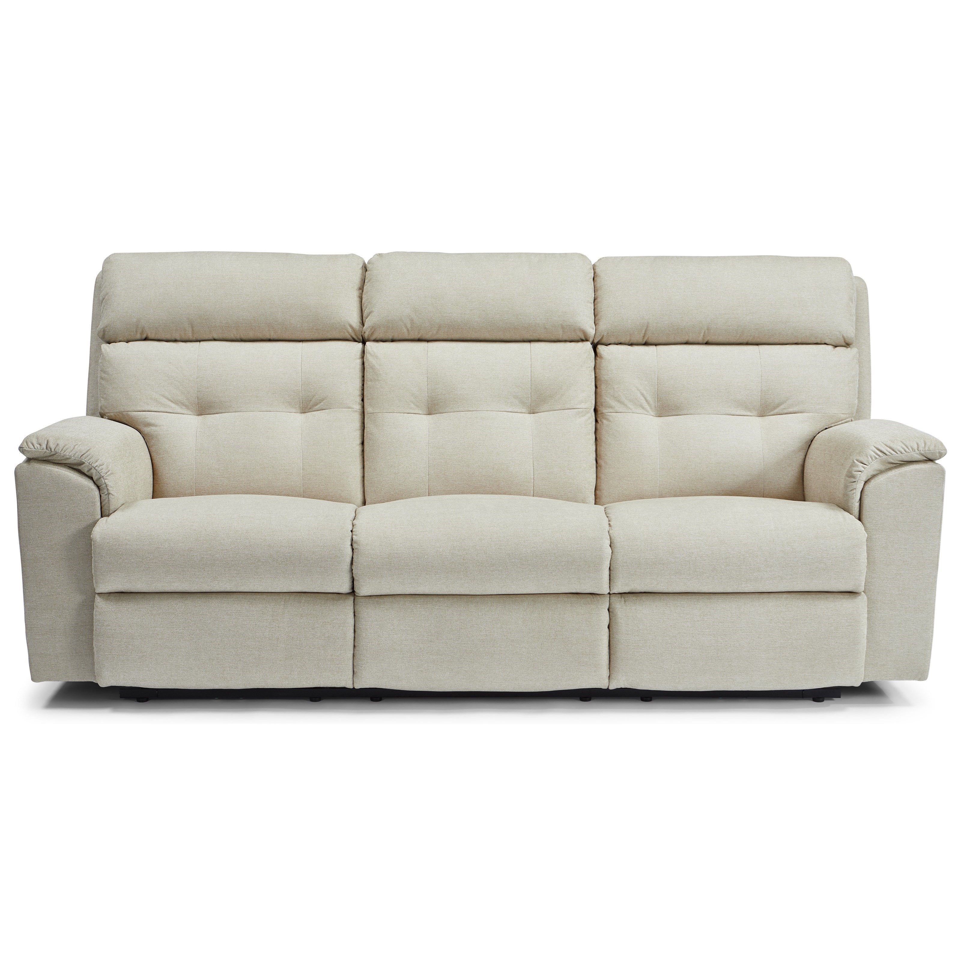 Flexsteel Mason Reclining Sofa with Tufted Back Conlin's Furniture