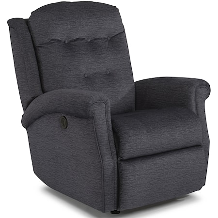 Transitional Power Recliner with Power Headrest