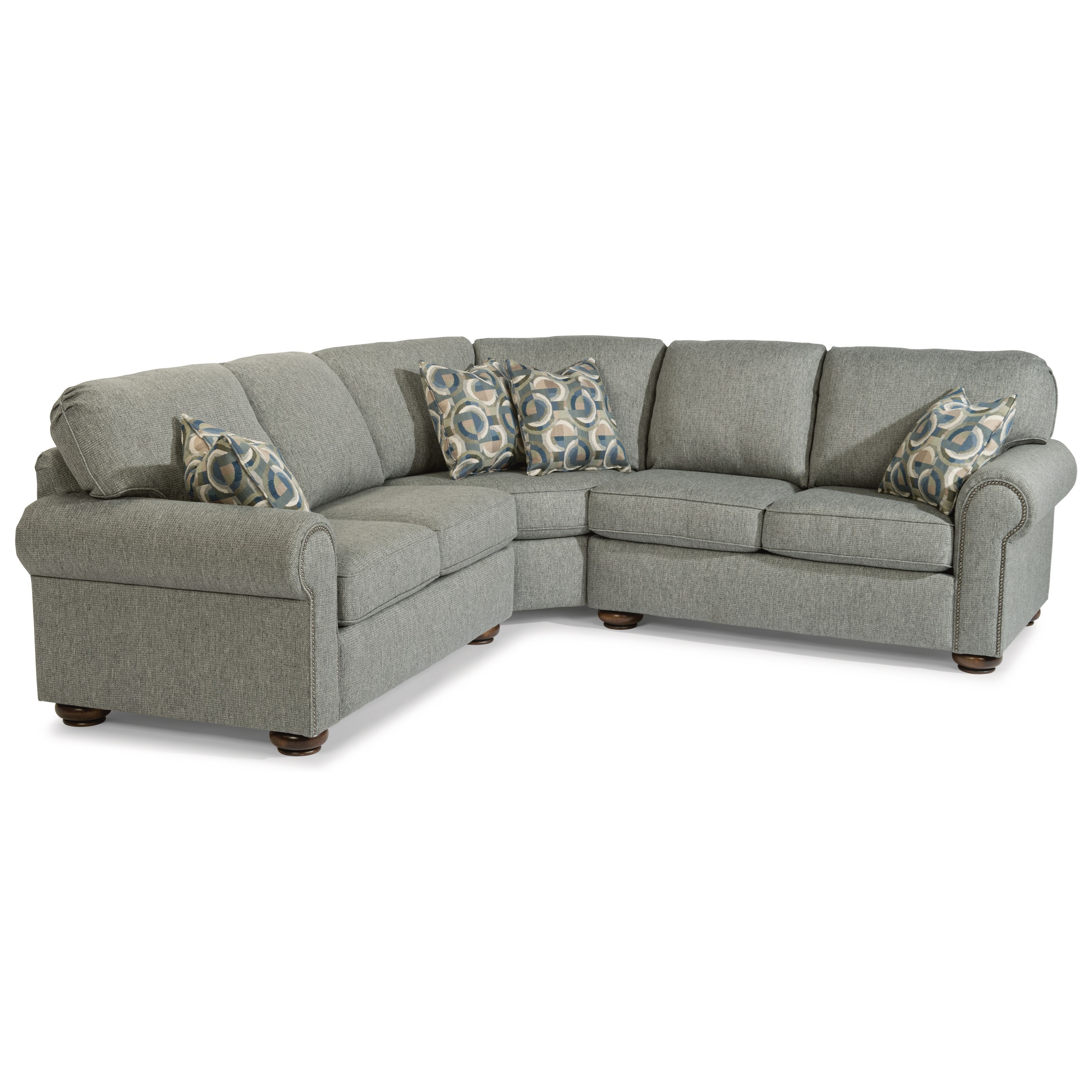 [View 40+] Sectional Sofa With Nailhead Trim