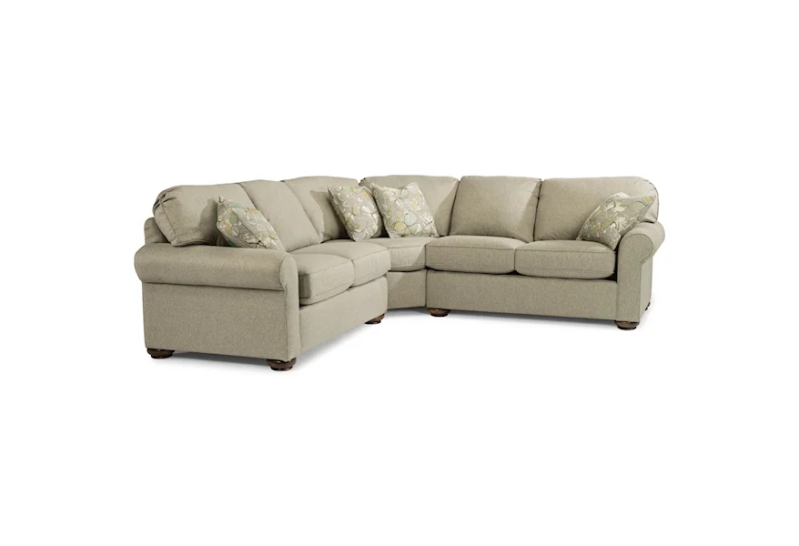 Preston Sectional Sofa by Flexsteel at Conlin's Furniture