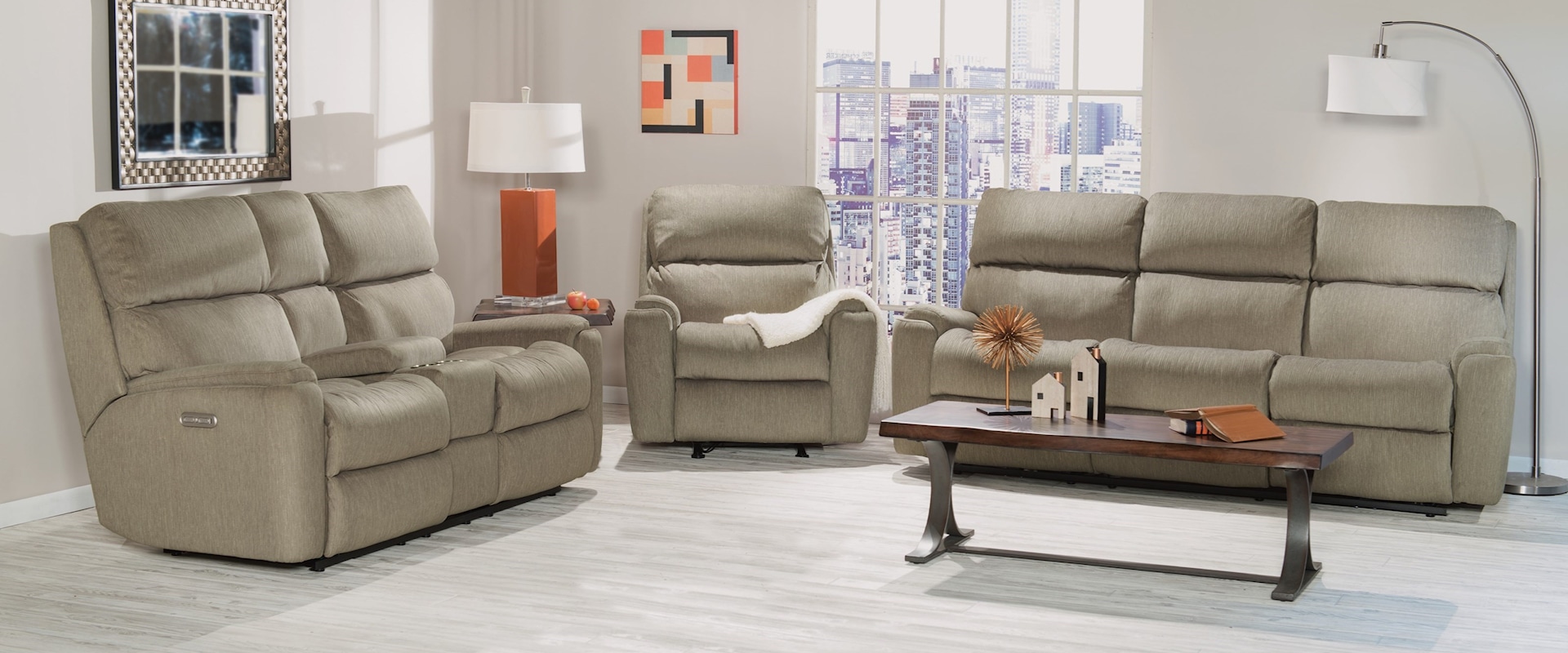 Power Reclining Living Room Group