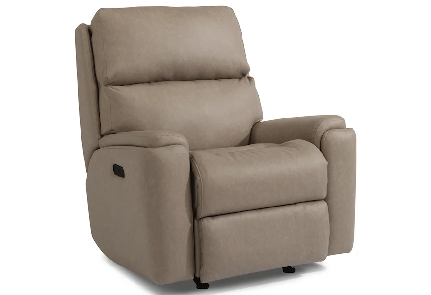 Rio Power Rocking Recliner with Power Headrest by Flexsteel at Williams & Kay