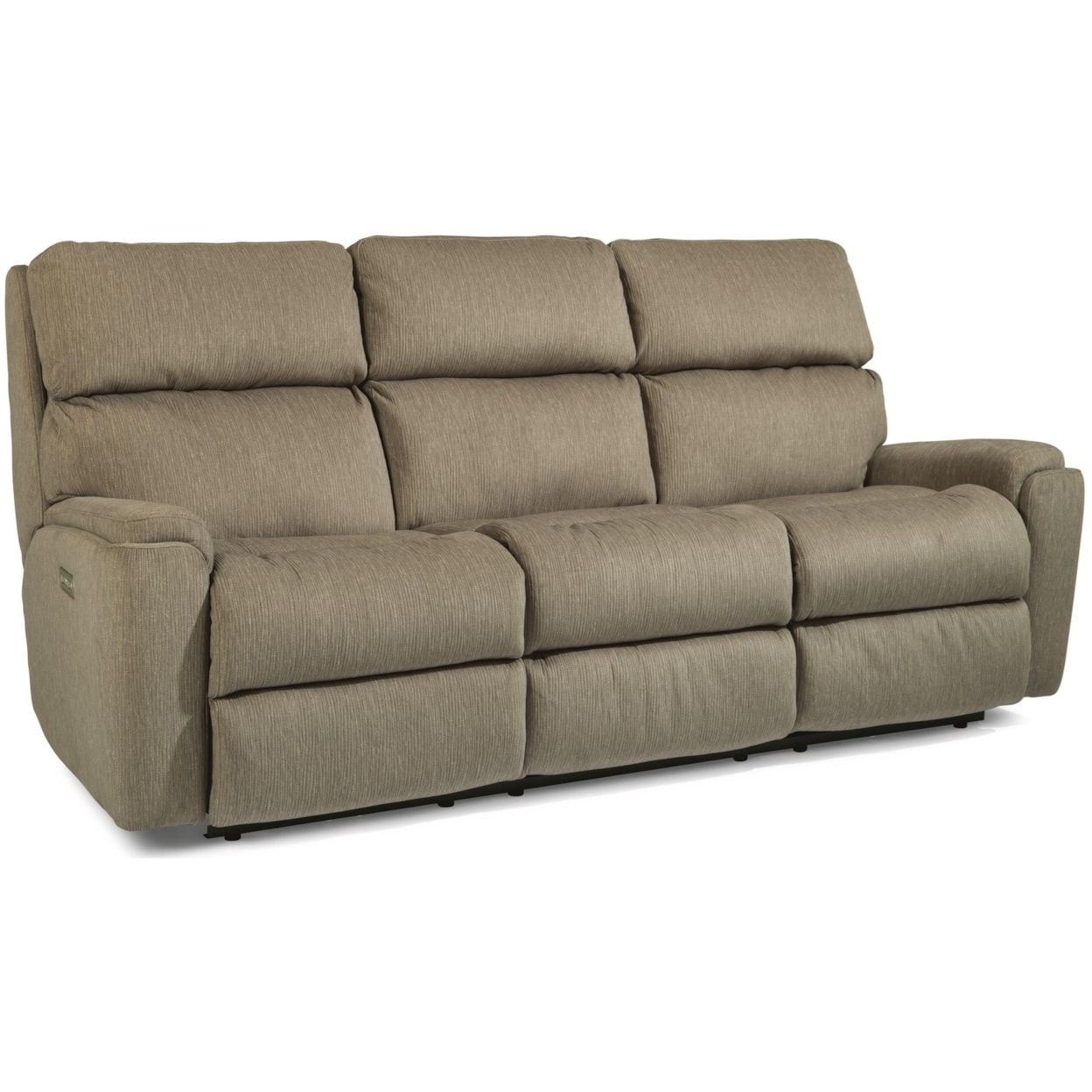 Flexsteel Rio Power Reclining Sofa with Power Headrests