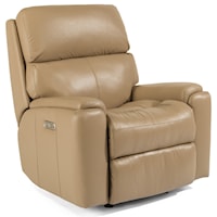 Casual Power Recliner with Power Headrest and USB Port