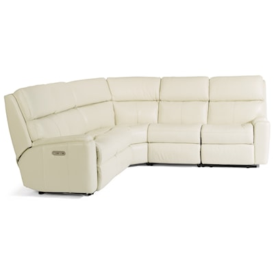 Flexsteel Rio 5 Piece Manual Reclining Sectional