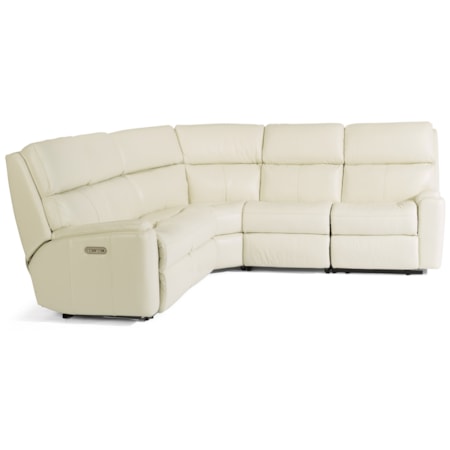 5 Piece Power Reclining Sectional