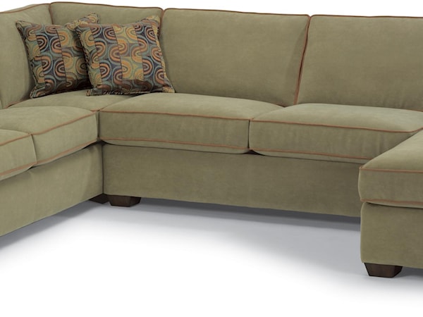 Three Piece Sectional with Chaise