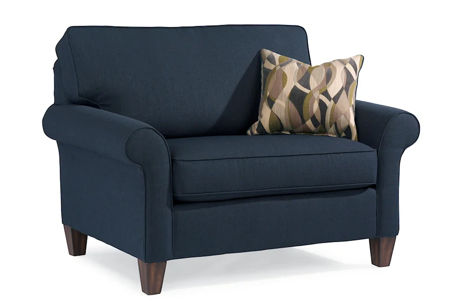 Westside Chair and 1/2 by Flexsteel at Belfort Furniture