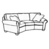 Flexsteel Vail 107" Conversation Sofa