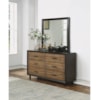 Flexsteel Wynwood Collection Alpine Dresser and Mirror Set