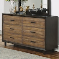 Contemporary Dresser with Felt-Lined Drawers