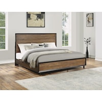 Contemporary King Platform Bed