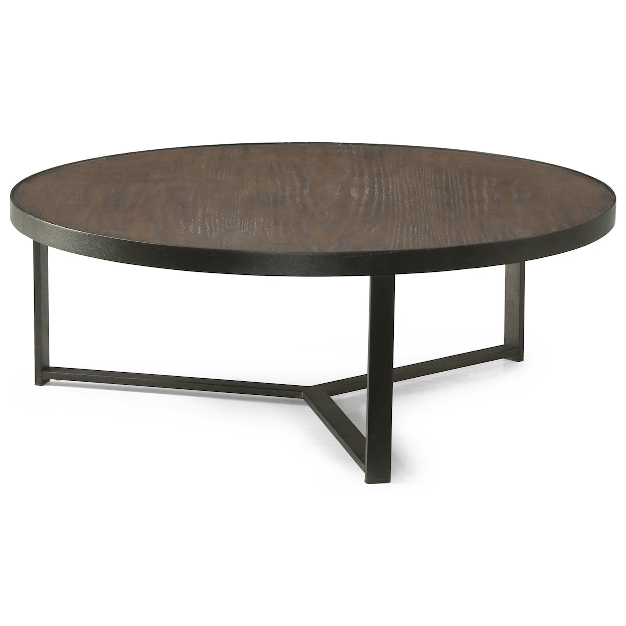 Flexsteel Casegoods Carmen Large Round Bunching Cocktail Table