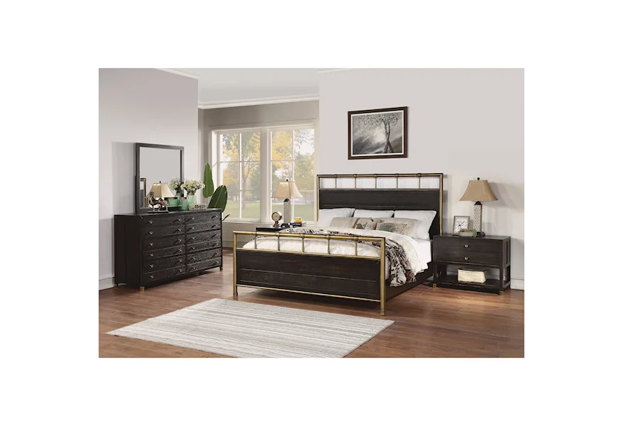 Cologne Queen Bedroom Group by Flexsteel Wynwood Collection at Sheely's Furniture & Appliance