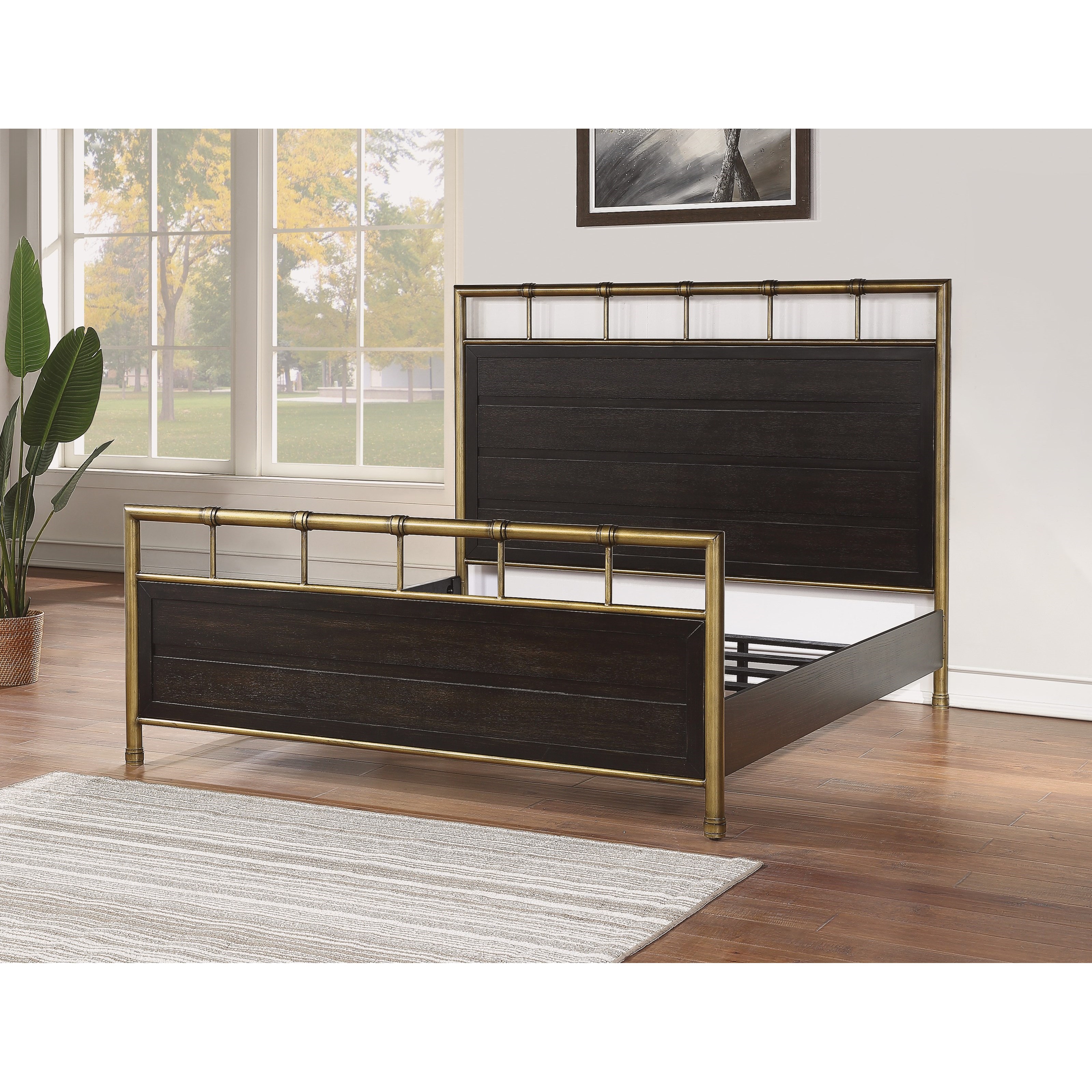 King Panel Bed