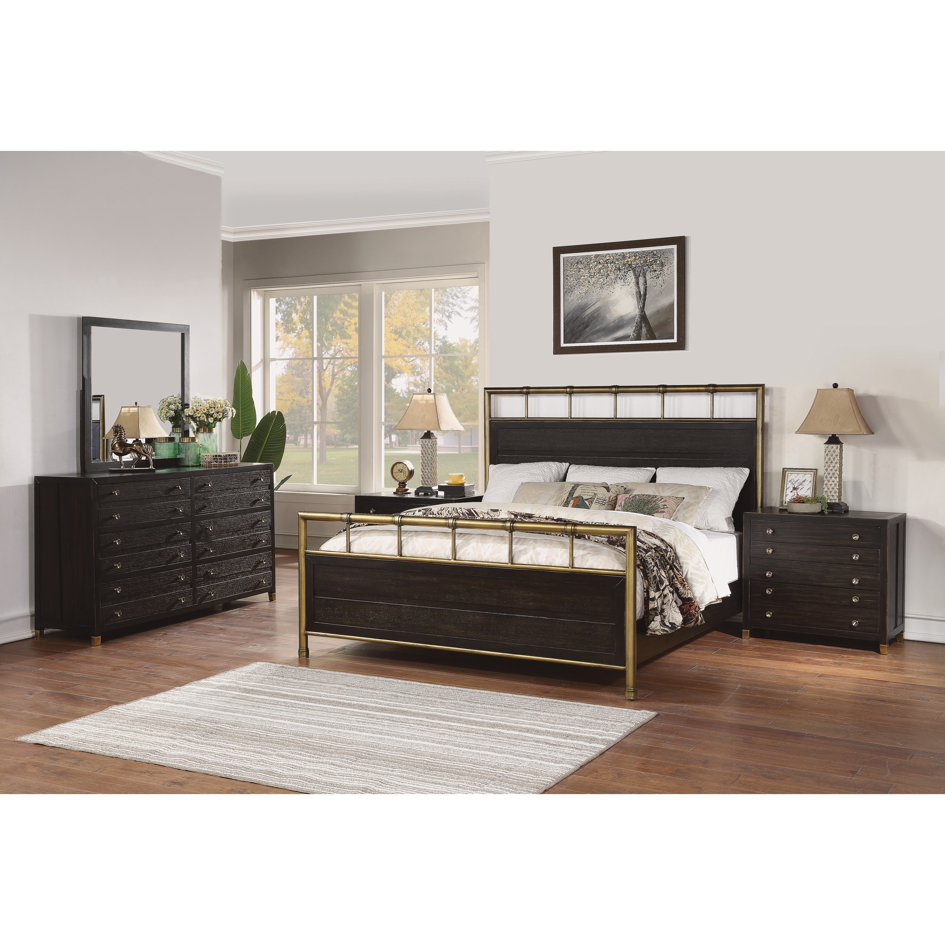 King Panel Bed
