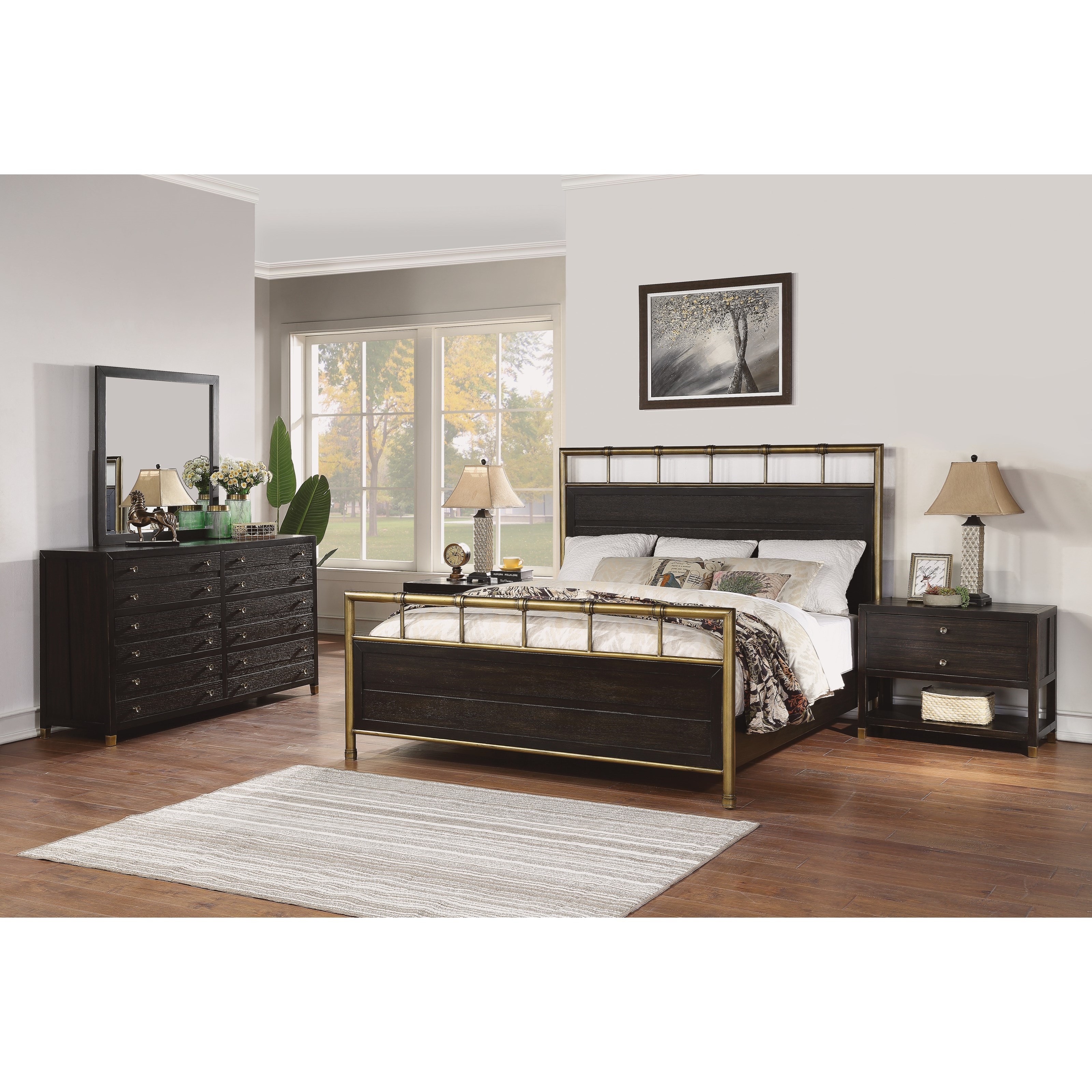 King Panel Bed